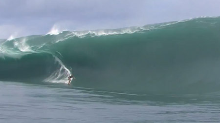 NATHAN FLECHER WINE RIDE AND WIPEOUT AT TEAHUPOO