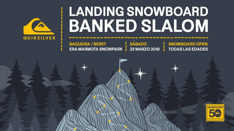 Banked Slalom de Landing Snowboard